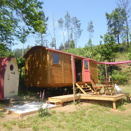 Rosa The Cosy Cabin - Gypsy Wagon - Shepherds Hut, River Views Off-Grid Eco Living Pedrogao Grande Exteriér fotografie